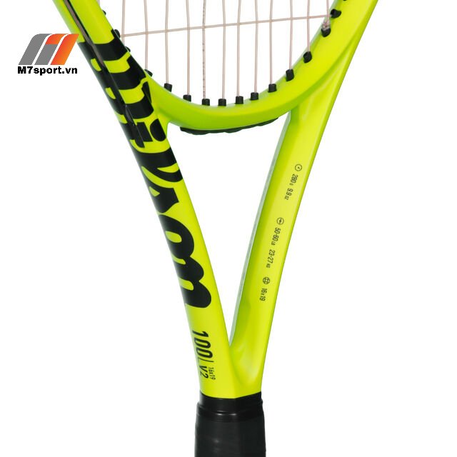 Vợt Tennis Wilson Clash 100L V2.0 Bright Neon Yellow (280g 