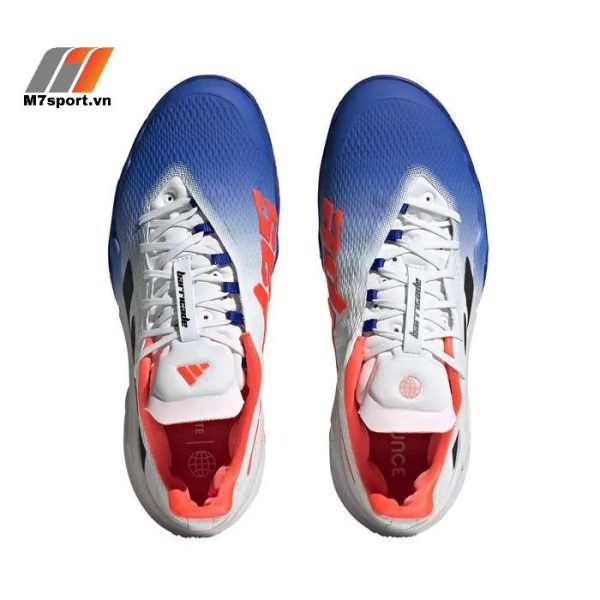 Giày Tennis Adidas BARRICADE - Màu Xanh Lucid/Đen Cốt Lõi