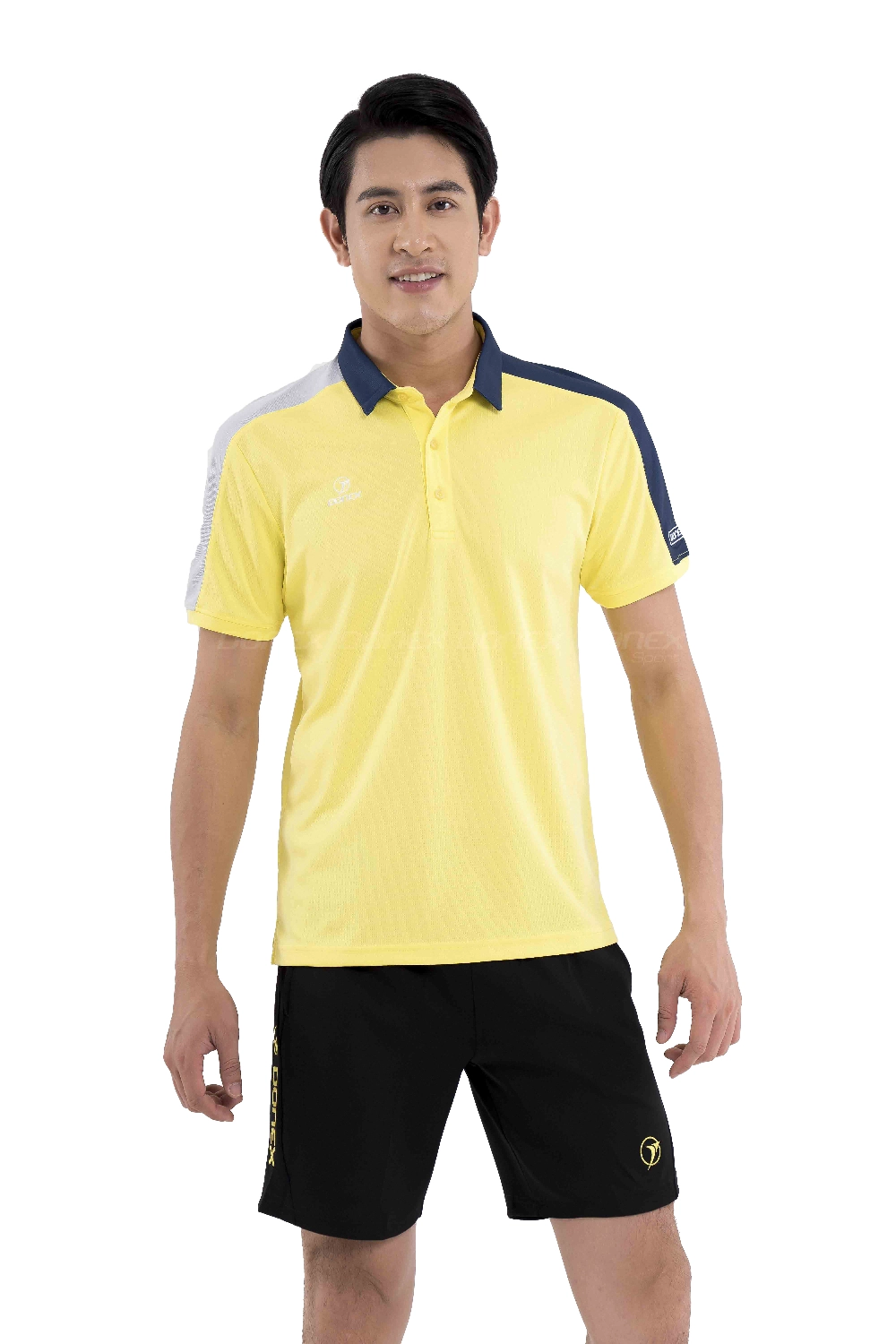 Áo tennis Donex Pro MC-9084 Nam Vàng Phối Navy Chính Hãng