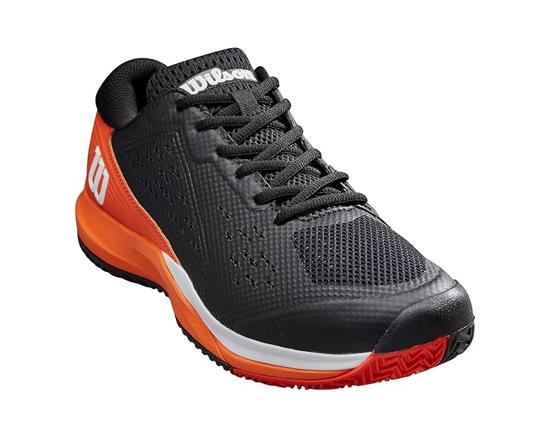 Giày tennis Wilson Rush Pro Ace Black/Orange/White chính hãng