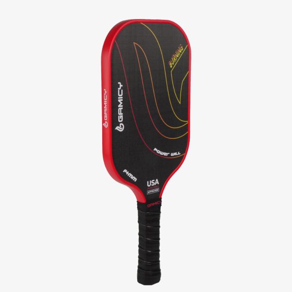 Vợt Pickleball Gamicy Burning T300 14mm - Màu Đỏ
