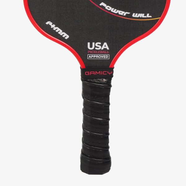 Vợt Pickleball Gamicy Burning T300 14mm - Màu Đỏ