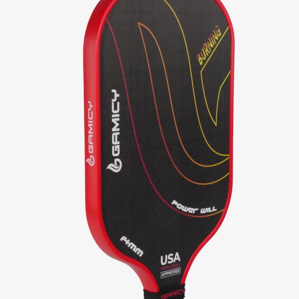 Vợt Pickleball Gamicy Burning T300 14mm - Màu Đỏ