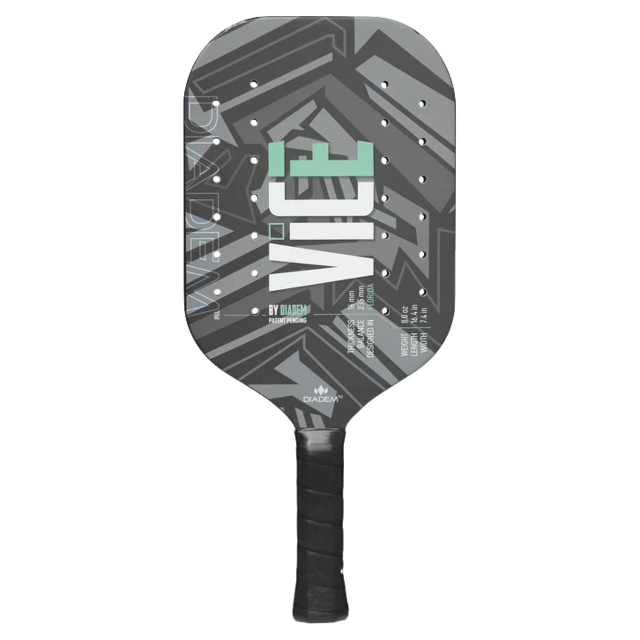 Vợt Pickleball Diadem Edge Vice - Black