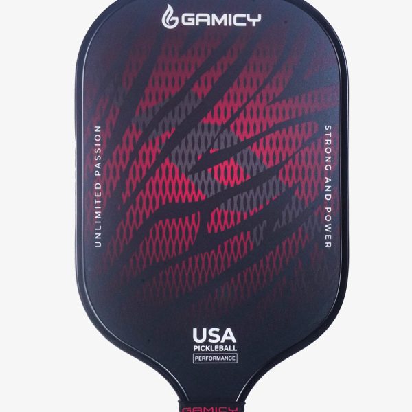 Vợt Pickleball Gamicy LION 16mm - Màu Đen