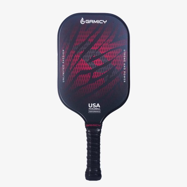 Vợt Pickleball Gamicy LION 16mm - Màu Đen