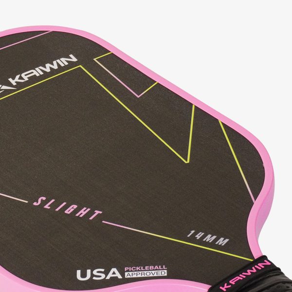 Vợt Pickleball Kaiwin Slight T700 14mm - Màu Hồng