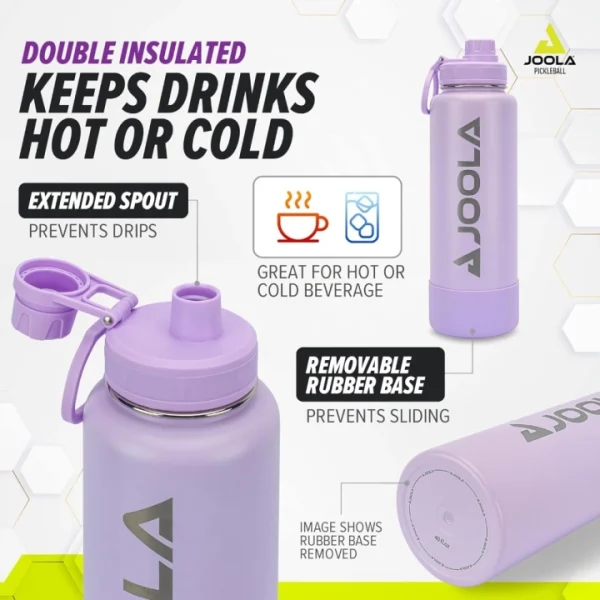 Bình nước JOOLA Water Bottle (Purple) màu tím
