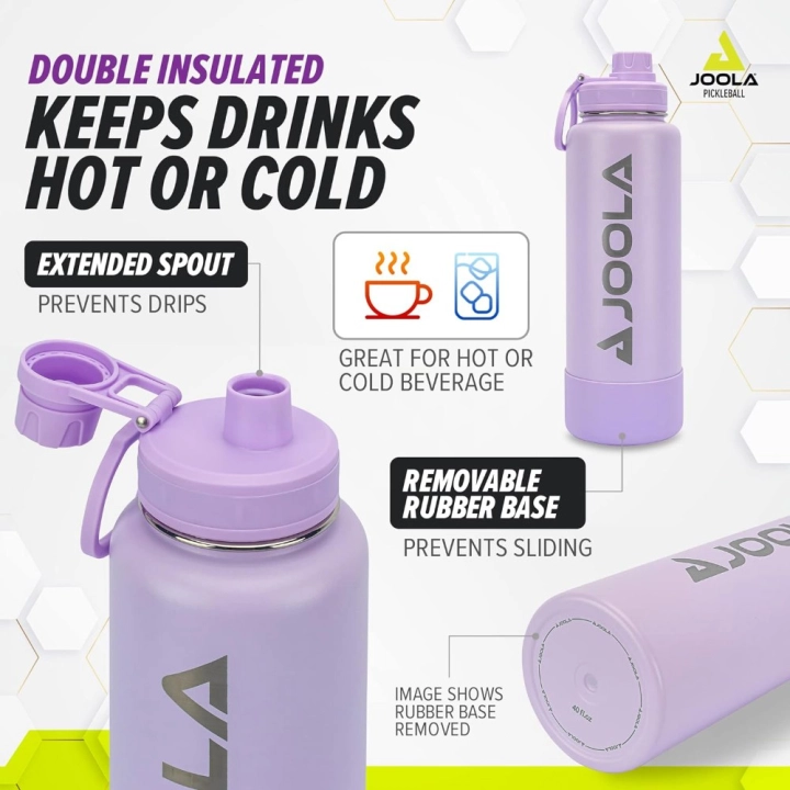 Bình nước JOOLA Water Bottle (Purple) màu tím